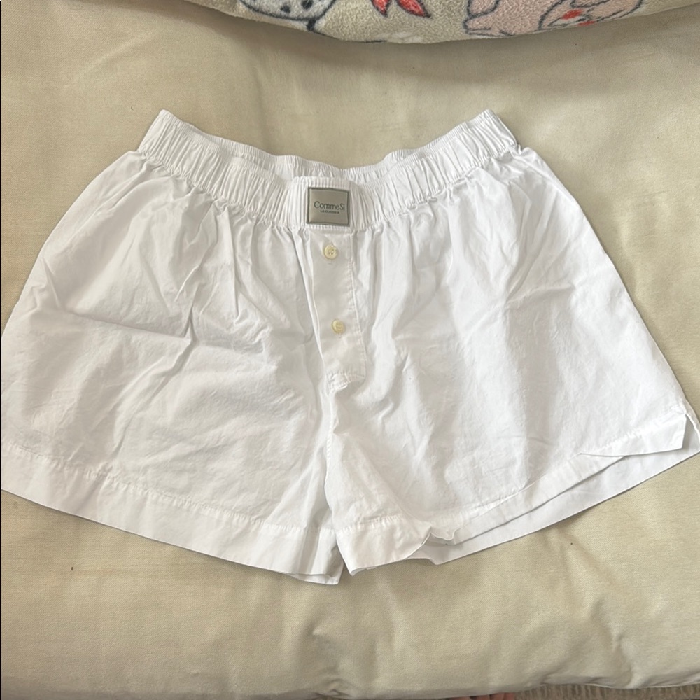 Comme Si White Boxer Shorts